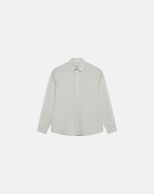 Poplin shirt 'chris' | 100% cotton | Raw white -Resteröds Poplin shirt 'chris' | 100% cotton | Raw white -Resteröds