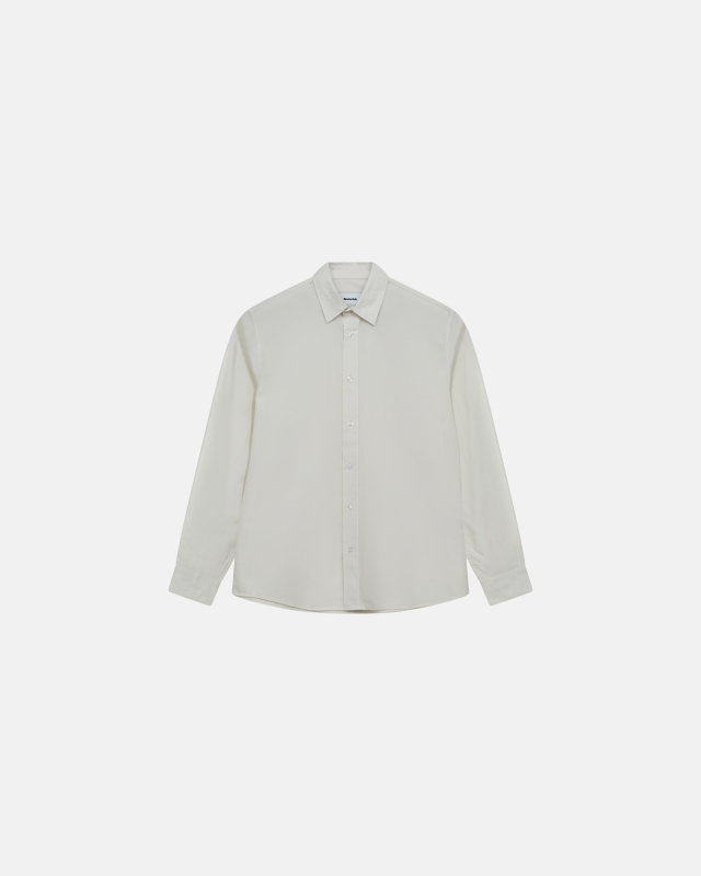 Poplin shirt 'chris' | 100% cotton | Raw white -Resteröds