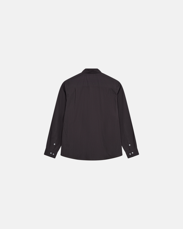 Poplin shirt 'chris' | 100% cotton | Brown -Resteröds