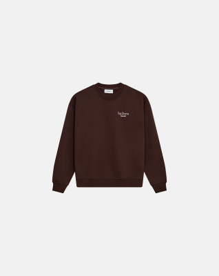 Sweatshirt with 'drake' print | 100% cotton | Brown -Resteröds Sweatshirt with 'drake' print | 100% cotton | Brown -Resteröds