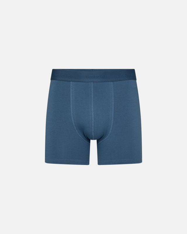 Boxers Long Leg 'Kalle' 3-pack | Bamboo Viscose | Blue/Navy -Resteröds