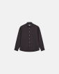 Poplin shirt 'chris' | 100% cotton | Brown - Resteröds