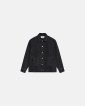 Denim Overshirt 'Nathan' | 100% Cotton | Black - Resteröds