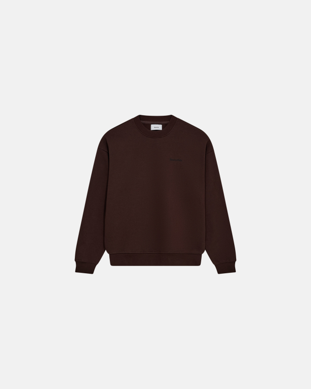 Sweatshirt 'drake' | 100% cotton | Brown -Resteröds