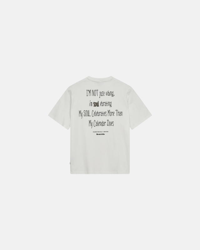 T-shirt with 'tas' print | 100% cotton | White -Resteröds