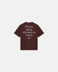 Tas t-shirt | 100% cotton | Brown - Resteröds