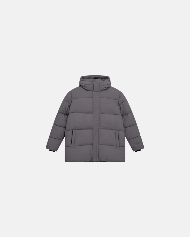 Puffer jacket 'Jordan', 100% polyester, Gray