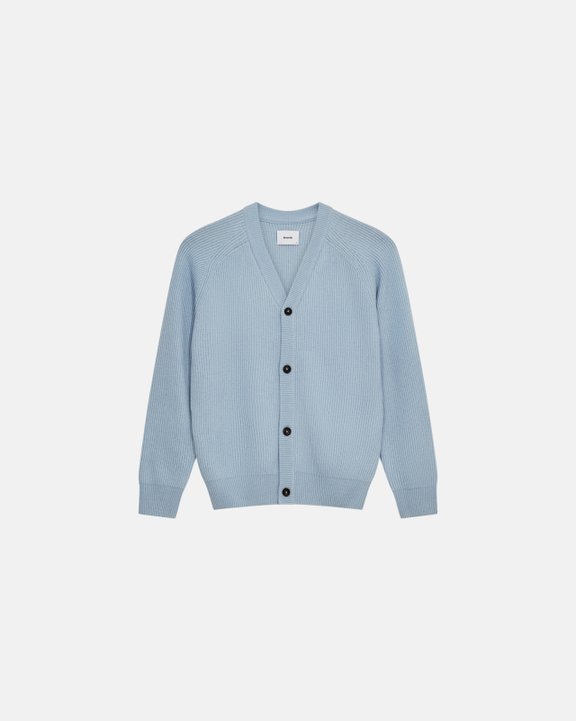Cardigan 'Kyle', Wool, Light Blue