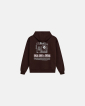 Elliot hoodie | 100% cotton | Brown - Resteröds