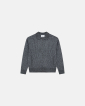 Floyd zip cardigan | Wool | Blue - Resteröds